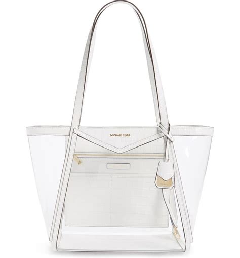 michael kors sac transparent|michael kors clear handbags.